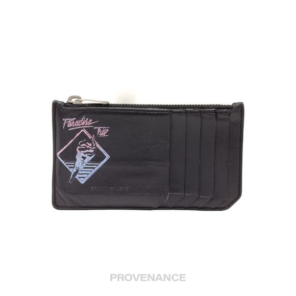 🔴 Saint Laurent Paris SLP Fragment Card Wallet - Paradise Trip - Picture 1 of 6
